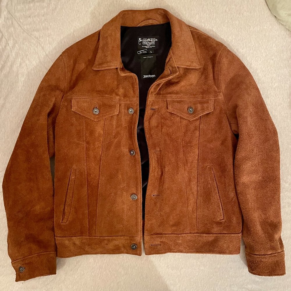 Schott x 3Sixteen Copper Cowhide Roughout Type 3s Size L